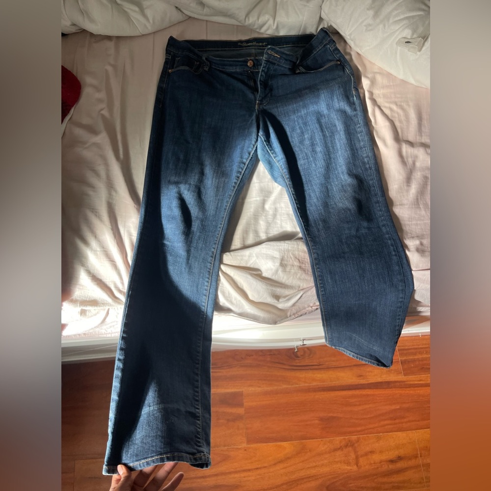 Low Rise Bootcut Jeans